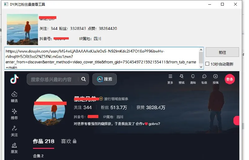 DYFans某音粉丝查看工具 软件